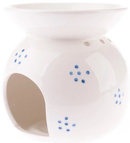 Porcelánová aromalampa Campesino biela, 9,8 x 12,5cm