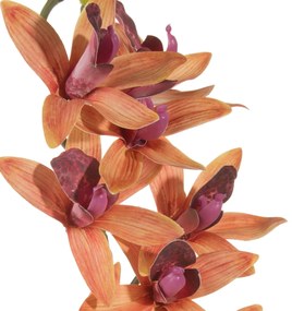 Dekoratívna kvetina 76 cm, s kvetmi 31 cm, priemer kvetu 10 cm, oranžová