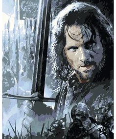 Maľovanie podľa čísel na ráme ARAGORN 40x50 cm