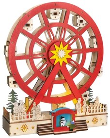 Solight 1v277 - LED Vianočná dekorácia LED/2xAA/teplá biela kolotoč