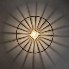 JUST LIGHT. 15636-60 - Stropné svietidlo SPIKE 1xE27/40W/230V pr. 50 cm mosadz