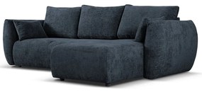 Tmavomodrá rohová pohovka (pravý roh) Matera – Cosmopolitan Design