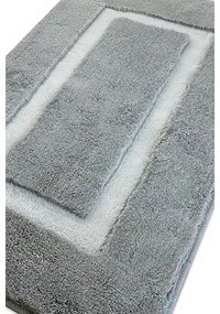 SADA 2x Kúpeľňová predložka 60/100 cm šedá