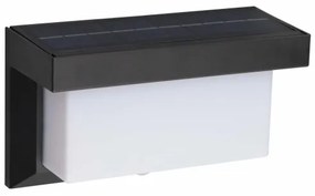 LED Solárne nástenné svietidlo so senzorom TONY LED/3,7V 1800 mAh IP44