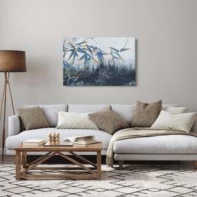 Obraz - Bambus na stene (90x60 cm)