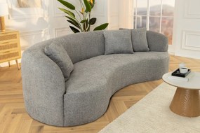 Pohovka ATELIER 230 cm bouclé šedá