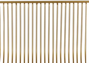 Sada 2 kovových barových stoličiek zlatá FREDONIA Beliani