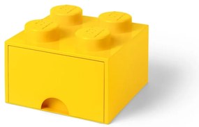 Žltý úložný box so zásuvkou LEGO®