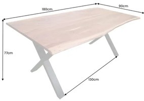 Jedálenský stôl Mammut 43146 180x90cm Masív drevo Acacia  - Komfort-nábytok