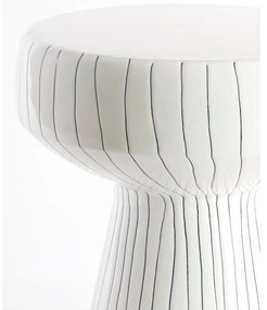 Kovový okrúhly odkladací stolík ø 38 cm Dakwa – Light &amp; Living