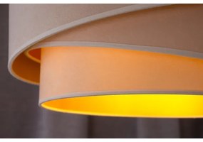 Duolla - Prisadený luster KOBO 1xE27/15W/230V pr. 45 cm krémová