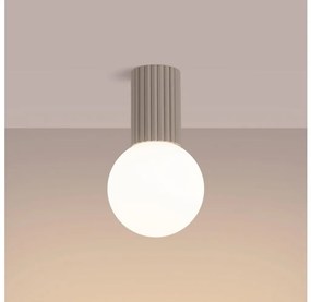 Sollux SL.1743 - Kúpeľňové stropné svietidlo HALO 1xG9/8W/230V IP44 béžová