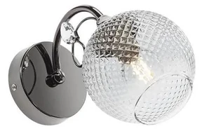 Redo 02-969 - Nástenná lampa ASPERA 1xE14/28W/230V čierna UN1457