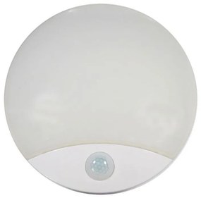 LED Vonkajšie stropné svietidlo so senzorom LED/15W/230V IP44