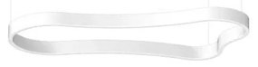 Ideal Lux - LED Luster na lanku WAVES LED/37W/230V CRI 90 biela ID345239