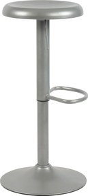 Barová stolička Williston - strieborná