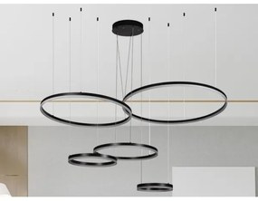 LED Stmievateľný luster na lanku LED/220W/230V 3000-6500K + diaľkové ovládanie