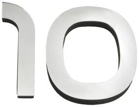 Ruhhy 22143 Dizajnové 3D nalepovacie hodiny 130 cm strieborná