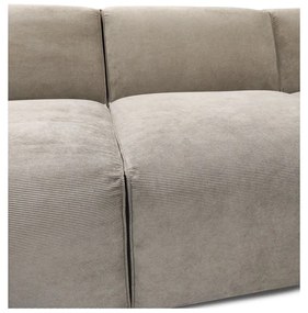 Béžová menčestrová rohová pohovka (ľavý roh) Sting - Scandic