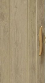 Skladacie dvere 001P ELM G matné 90 cm