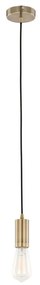 ITALUX DS-M-038 ANTIQUE BRASS - Luster na lanku MODERNA 1xE27/60W/230V bronz