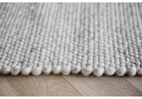 Svetlosivý vlnený koberec 400x300 cm Auckland - Rowico