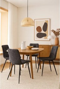 Noela Menčestrová jedálenská stolička ARIA sivá