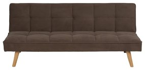 Hnedá ženilková rozkladacia pohovka 175 cm – Ixia