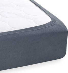 Froté napínacie prestieradlo na vysoký matrac FR-029 Antracitovo sivé 80 x 200 - výška 30 cm