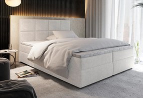 Čalúnená posteľ boxspring LENA, 140x200, Cosmic 10 + topper