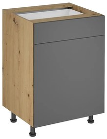 Skrinka do kuchyne Langen d60s1 push grey