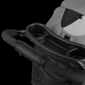 Lionelo - Športový kočík EMMA PLUS šedá/čierna