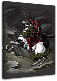 Gario Obraz na plátne Deadpool, na koni - DDJVigo Rozmery: 40 x 60 cm