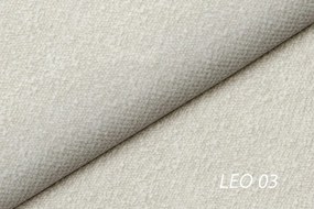 Spálňové lôžko Belmora 160x200 - béžová ľahko čistiteľná tkanina Leo 03