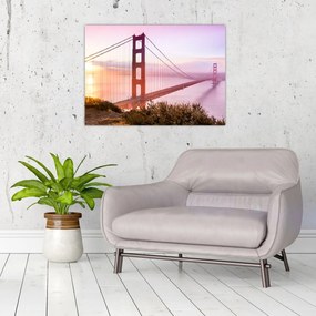 Sklenený obraz - San Francisco (70x50 cm)