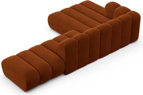 Oranžová rohová pohovka (ľavý roh) Lupine – Micadoni Home