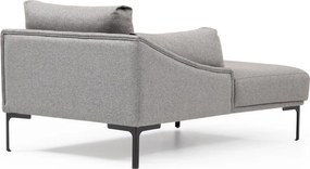 Rohová sedací souprava Leo 255 cm šedá levá