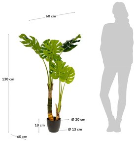 Umelá monstera (výška 130 cm) – Kave Home