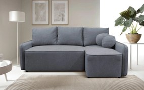 XXXLutz ROHOVÁ SEDAČKA, textil, sivá MID.YOU - Sedačky - 001574006714