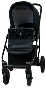 Detský kočík 4v1 BabyLux AIR ALU Onyx + isofi základňa