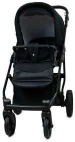 Detský kočík 2v1 BabyLux AIR ALU Onyx