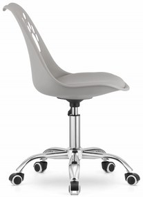 PreHouse Otočná stolička PRINT - šedá