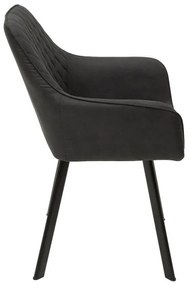Dizajnová stolička Francesca, antracit