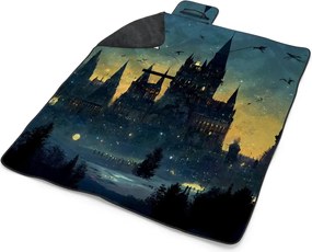 Sablio Plážová deka Nočný Rokfort: 200x140 cm