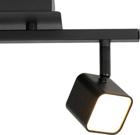 Moderné stropné svietidlo čierne vrátane LED 2-svetlo - Nola