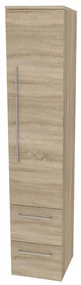 Mereo, Mereo Bino, kúpeľňová skrinka vysoká 163 cm, pravá, Multidecor, Dub Bardolino, MER-CN698DBAR