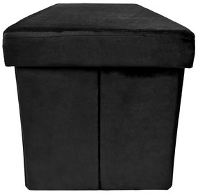 Skládací taburet PERFECT DUO 60x30 cm černý