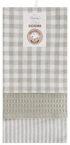 Sada kuchynských utierok LUCY béžová