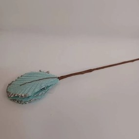 DECOLED Umelý kvet modrý, 20,5x17 cm