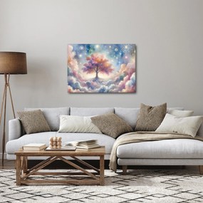 Obraz – Strom života v oblakoch (70x50 cm)